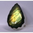 78ct Лабрадор / лабрадорит серебро Кольцо