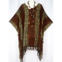 ТУНИКА - ПОНЧО - НАКИДКА - ПЛАТЬЕ, леопард, 2X-6X 100% Rayon Индонезия