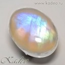 Редкий размер! КРУПНЫЙ природный ЛУННЫй КАМЕНЬ в серебре 925ю КОЛЬЦО